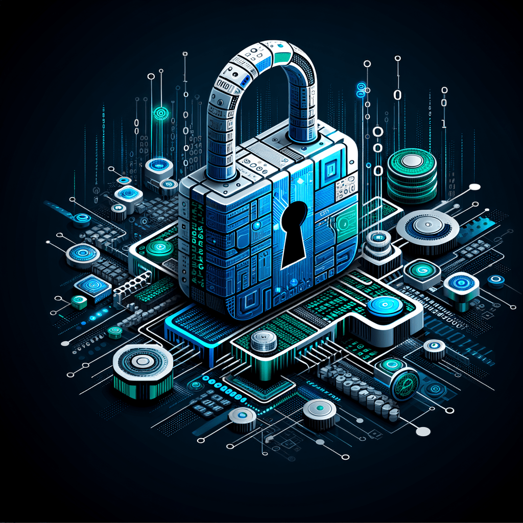Lock with emphasis on digital security